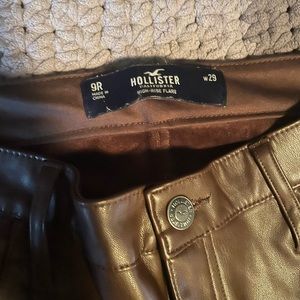 Hollister Leather Pants